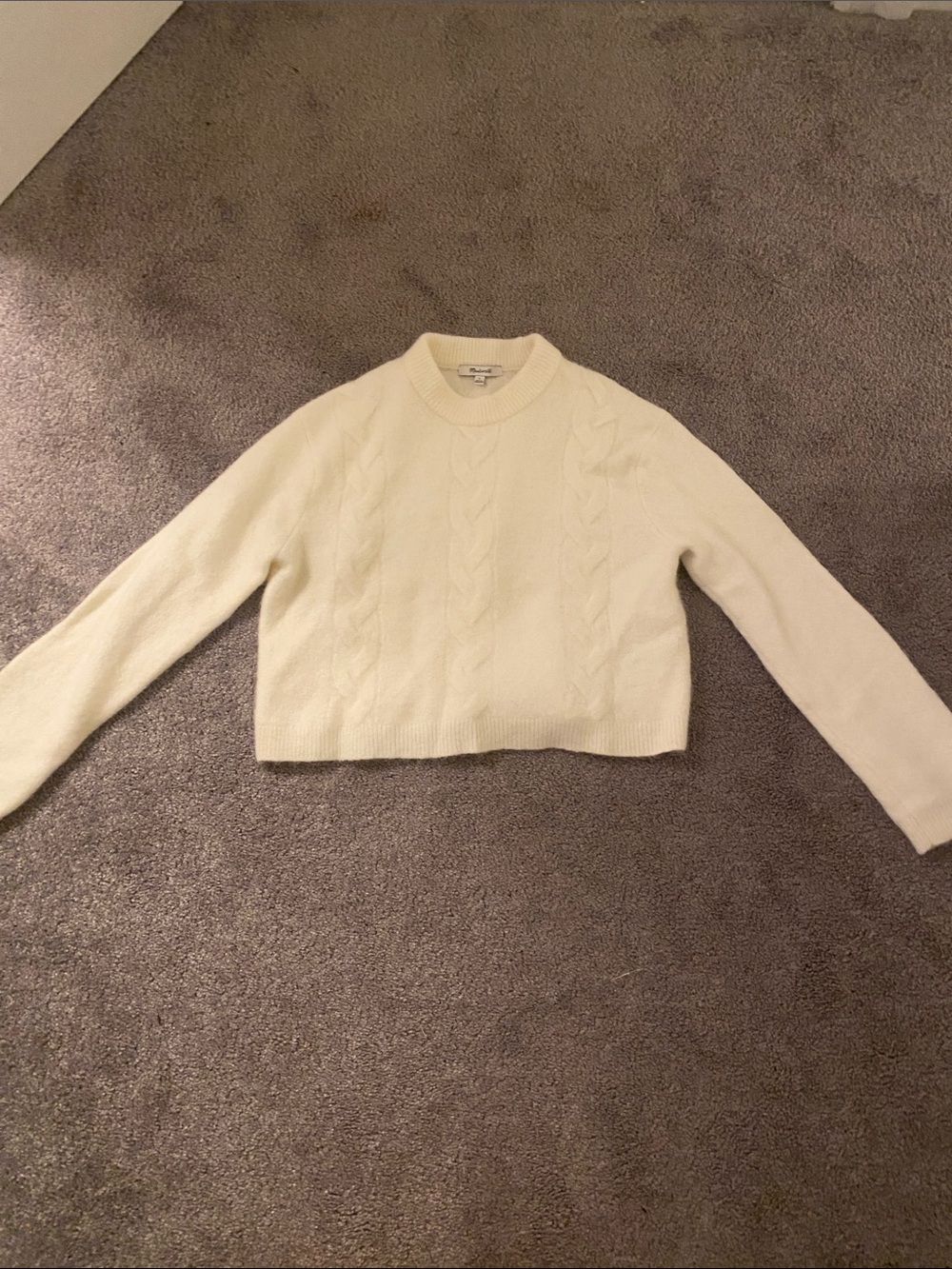 Madewell Cable Knot Sweater